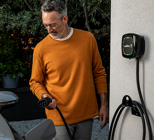 Charging an EV at home Charging an EV at home