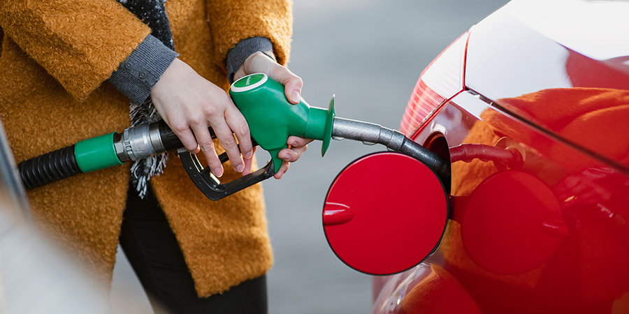 Filling up car with fuel